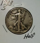 1933-S Walking Liberty Half Dollar Circulated