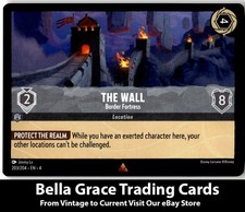 The Wall Border Fortress #203/204 Il ritorno di Ursula Disney lorcana Raro