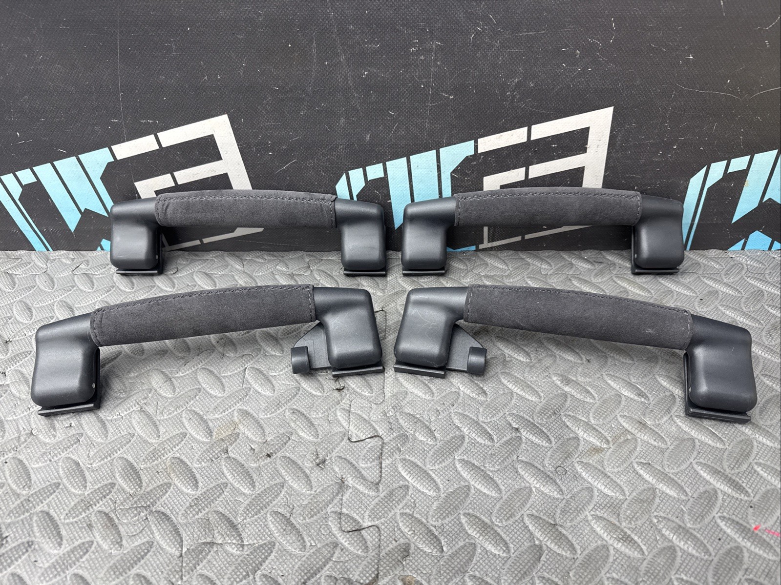 OEM Maserati Quattroporte M156 Roof Overhead Grab Handle Alcantara Suede 2014-22