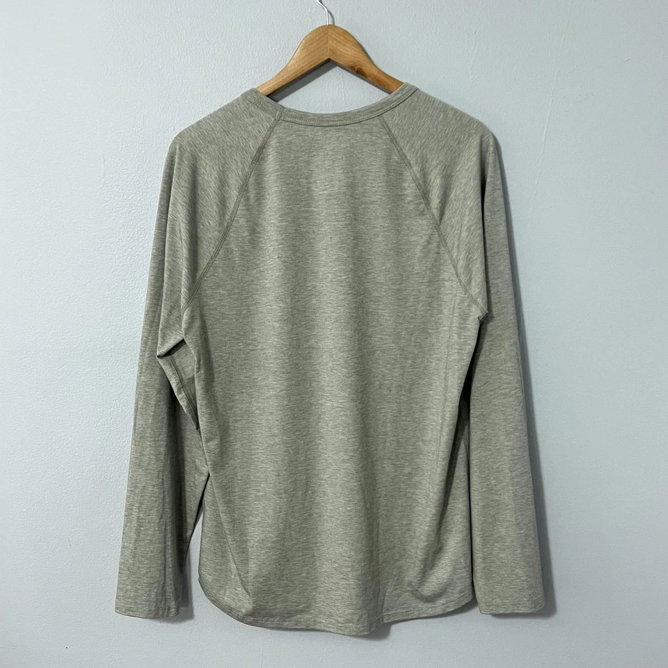 Pistol Lake Shirt Mens Large Long Sleeve Crewneck Raglan Performance Athletic - Image 2 of 4