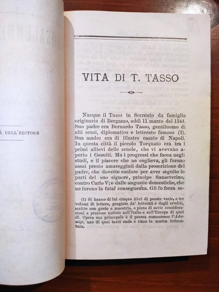 La Gerusalemme Liberata di Torquato Tasso - 1894 - Immagine 3 di 4