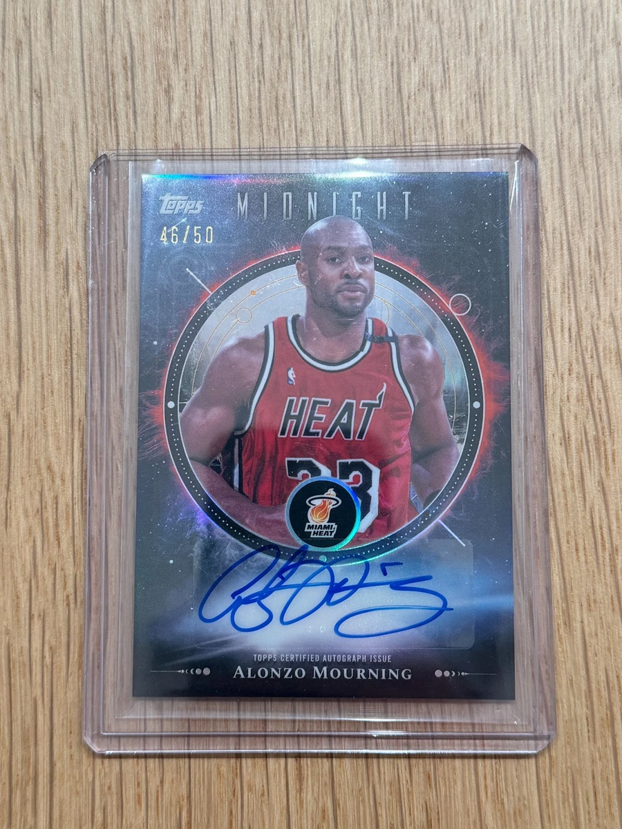 Alonzo Mourning Basketball Autographed Sports Trading Cards
