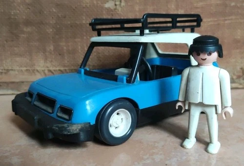 PLAYMOBIL vintage city life voiture voyageuse, set 3210 de 1977 Collection