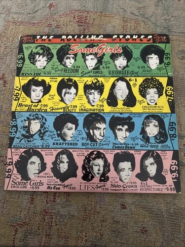 The Rolling Stones SOME GIRLS Vinyl LP 1978 Record COC 39108 OG old-school