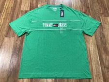 Image of MENS MEDIUM - NEW Tommy Hilfiger Tommy Jeans Retro 90s Oversized T-Shirt Green