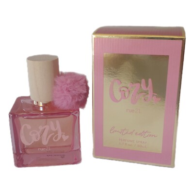 Rue 21 Cozy Perfume Spray 1.7 oz Limited Edition Fragrance Pom Brand New in Box
