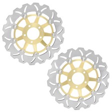 per Suzuki Dischi freno anteriori GSX R 1100 89-00 GSXR750 89-95 GSX-R600 92 93