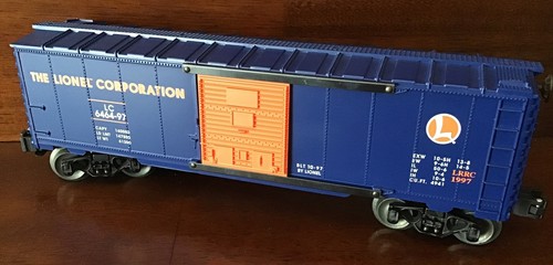 Lionel Railroader Club Boxcar LC 6464-97 Nuovo 6-19953 Treno scorrevole blu arancione - Foto 3 di 9