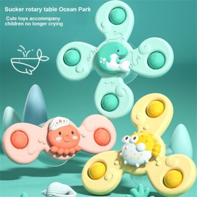 Baby Spin Bad Spielzeug Junge Kinder Baden Saugnäpfe Spinner Saugnapf Spielzeug