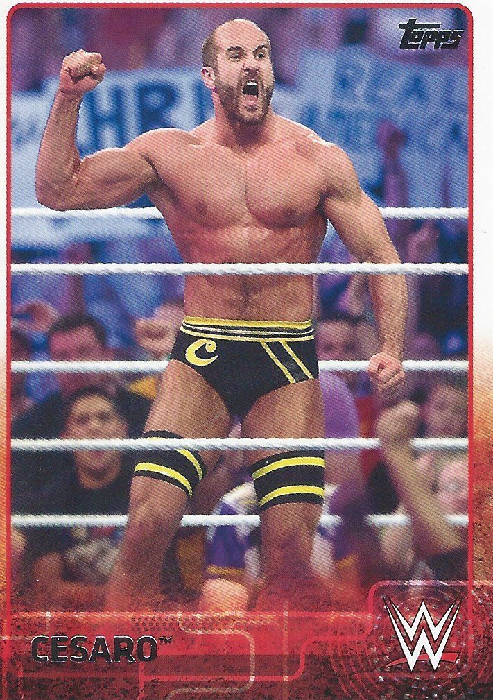 Cesaro Topps WWE 2015 Trading Card #16