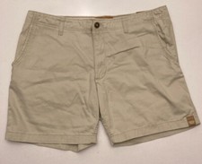 RED CAMEL Tan Shorts Mens 7 Inch Seam Flat Si...