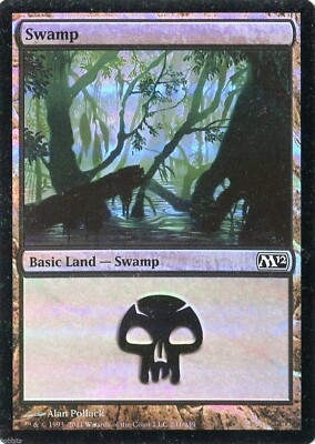 MTG - M12 - Swamp #241 - Foil - NM | eBay
