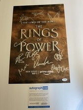 Lord Of The Rings: Rings of Power Signed Autographed Cast 12x18 Photo ACOA Rare