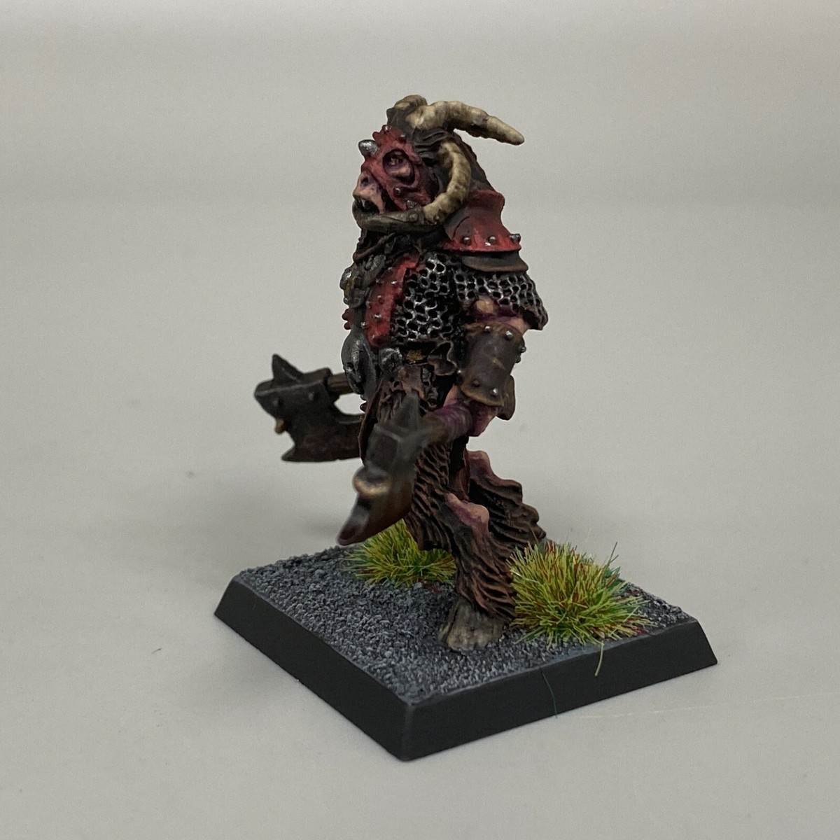 CHAOS BEASTLORD MAN RIPPER AXES WARHAMMER BEASTMAN BEASTMEN