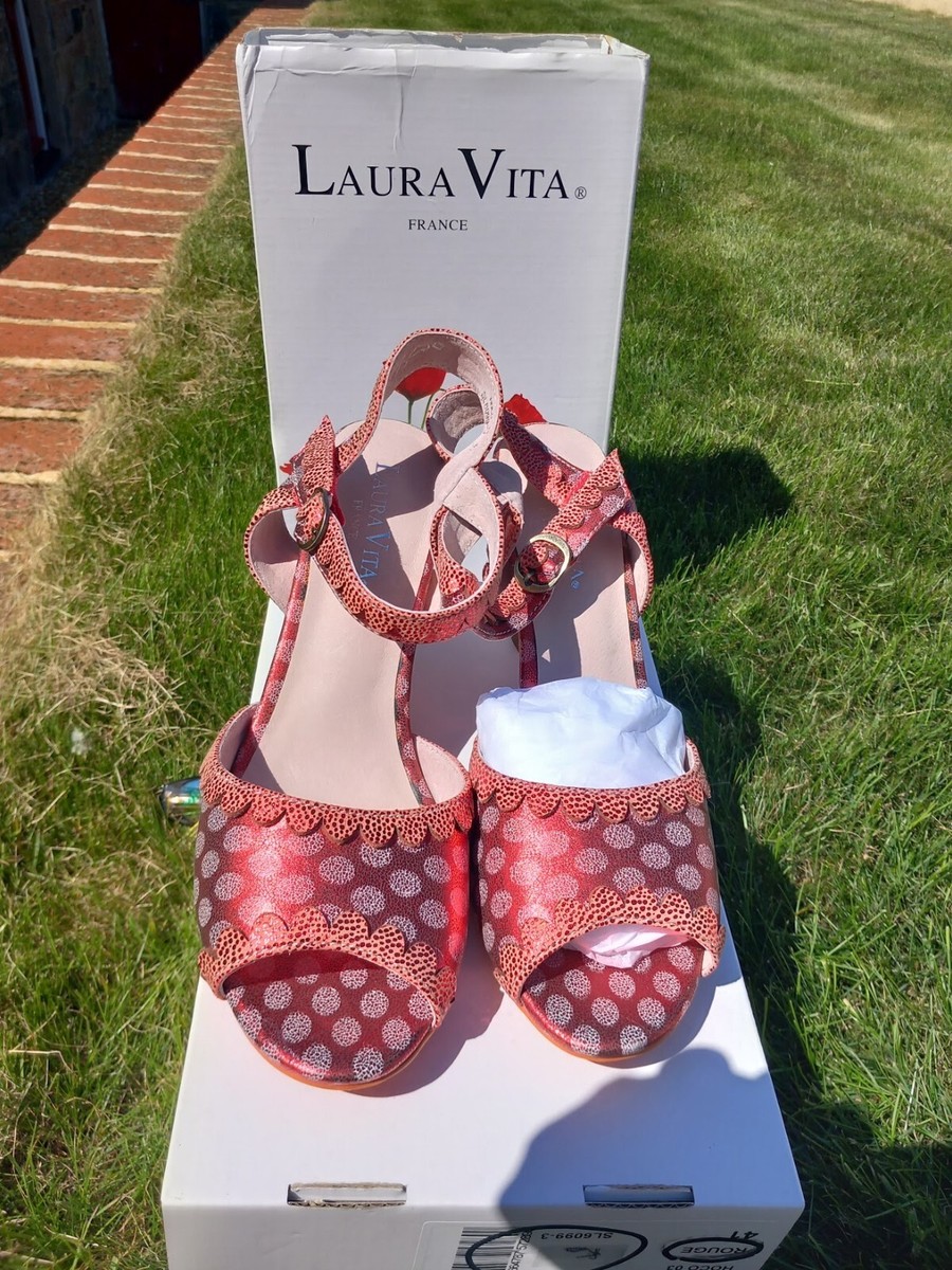 Laura Vita Sandals HOCO 03 Rouge size 41 UK