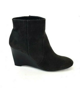 gray wedge ankle boots