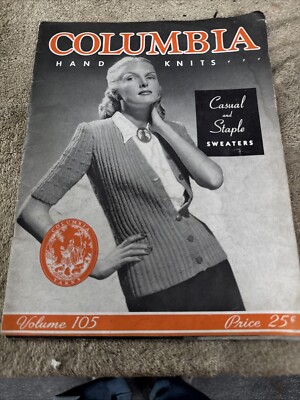 1944 Columbia Hand Knits Casual & Staple Sweaters, Vol 105