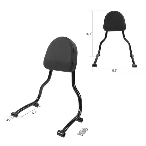 Motorcycle Rear Passenger Backrest Sissy Bar Fit For BMW R18 Classic 2020-2023 - Picture 7 of 9