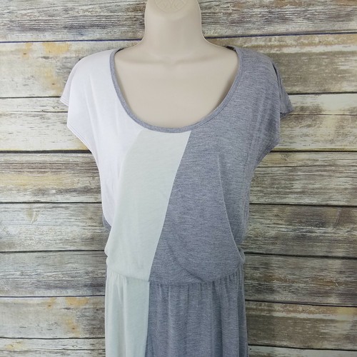 Vestido LAMade Talla S Alto-Bajo Bloque de Color Tejido Peso Cintura Elástica Manga Gorra $88 - Imagen 2 de 6