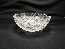 American Brillant Cut Glass Bowl