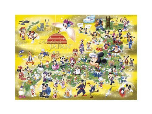 ディズニー ファンタスティックジャパン Disney Jigsaw Puzzle 1000pieces Mickey Fantastic Japan Tenyo