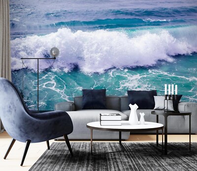 3D Meer Wellen H4495 Tapete Wandbild Selbstklebend Abnehmbare Aufkleber Erin