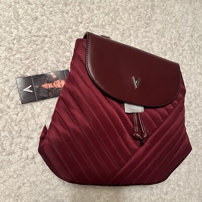 NEW Vanessa Williams Backpack Purse Burgundy Wine Red  display picture 2