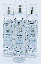 3 BATH  BODY WORKS WHITE JASMINE FINE FRAGRANCE MIST SPRAY 8 oz NEW