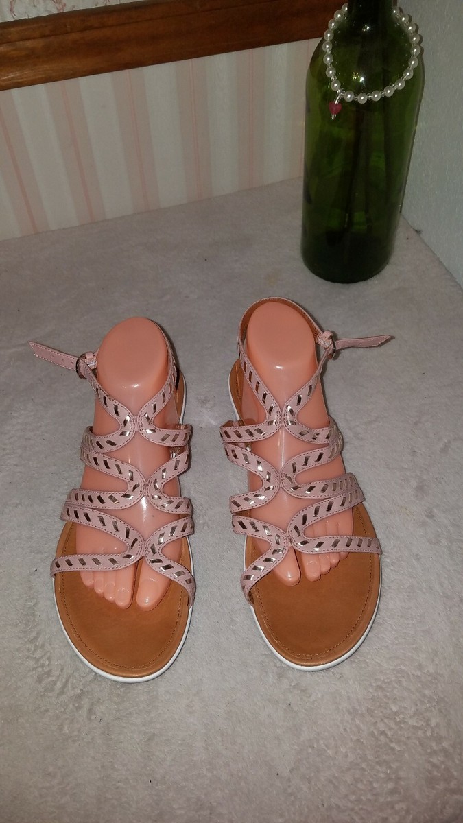 Fitflop Strata Gladiator Sandals Whipstitch Dusky Pink size 10 $129 | eBay  UK