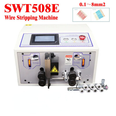 SWT508E Fully Automatic Computer Wire Stripping Cutting Machine 0.1-8 ...