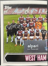 Topps Premier League 2014 - # 339 - WEST HAM UNITED TEAM GROUP Part 1 