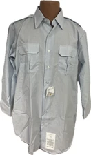 New Men's Dress Blue Uniform Shirt US COAST GUARD USCG 16 1/2 x 32