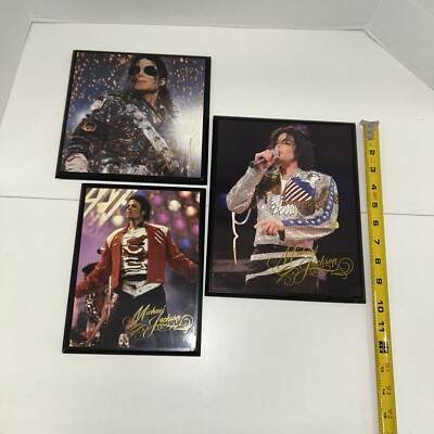 Collectible Vintage Michael Jackson Wooden Wall Plaque Lot | eBay