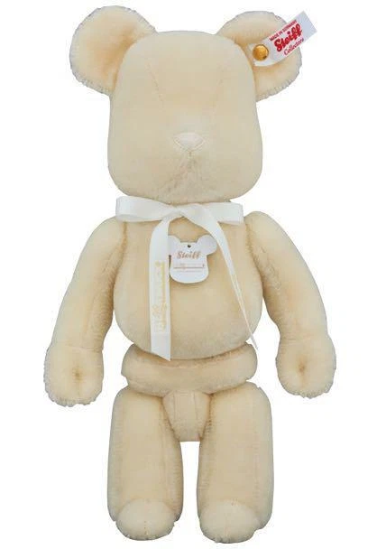 BE@RBRICK x STEIFF White Figure Medicom Toy Plus Exclusive *NEW* from Japan
