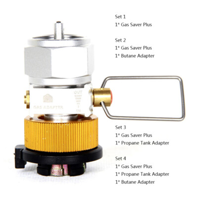 Gas Saver Plus Propane Tank Adapter Butane Adapte for Backpacking Camping Hiking