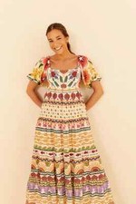 NWT FARM RIO DRESS SIZE LARGE PK4153 DI69