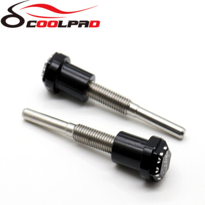 3D Hex Seat Thumb Screws Bolts (2-Piece) – Black, Fits Suzuki GSX1300R Hayabusa 1999-2022