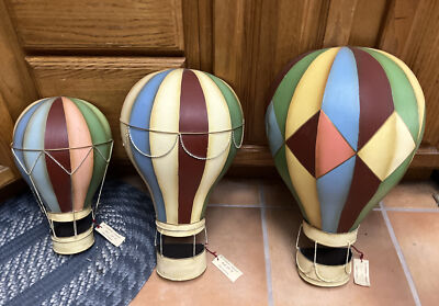 Dr Livingstone I Presume Metal Hot Air Balloon Wall Decor Dlip