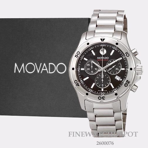 Authentic Movado 800 Series Swiss Stainless Steel Men Chronograph