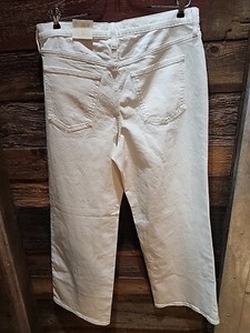 Universal Thread High Rise Wide Leg Pants - Fitted At Hips Cream -16R New NWT
