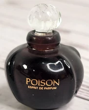 Christian Dior Poison Pure Parfum Miniature 1980s Vintage 5ml Mini Perfume
