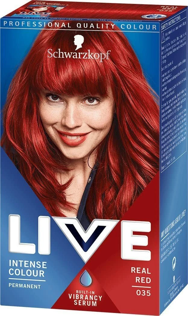 Intense red hair dye deals