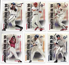 2000 Impact MIGHTY FINE IN '99 Pick-A-Insert Chipper McGwire Griffey Gwynn A-ROD
