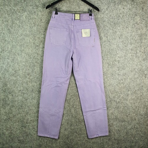 Neuw Jeans Womens 25 Purple Lavender Sade Baggy High Rise Denim 9696 - Picture 19 of 20