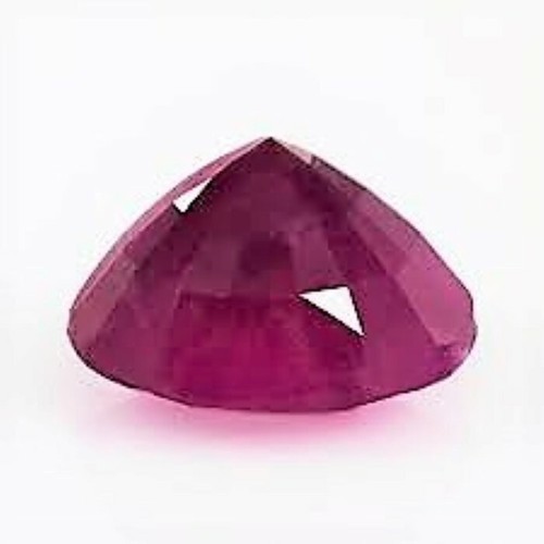 RUBY ROUND CUT PINKISH RED PAKISTAN 11mm 4 CT NATURAL GEM GENUINE FACETED NICE I - Picture 3 of 5