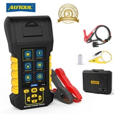 Car Battery Tester Analyzer Battery Load Tester Cranking Charging Diagnostic 