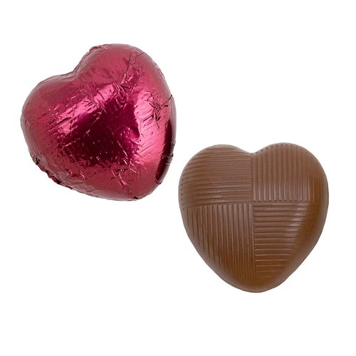 Milk Chocolate Foil Wrapped Hearts (x82 Hearts) - Picture 30 of 46