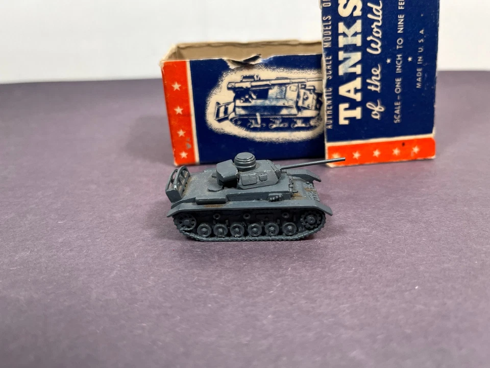 Vintage Authenticast Comet WWII GERMAN PZKW III TANK MK 5100 Metal Tanks - Image 2 of 4