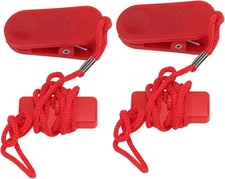 2Pcs Treadmill Safety Key, Iversal Magnetic Fitness Treadmill Key, Treadmill Key