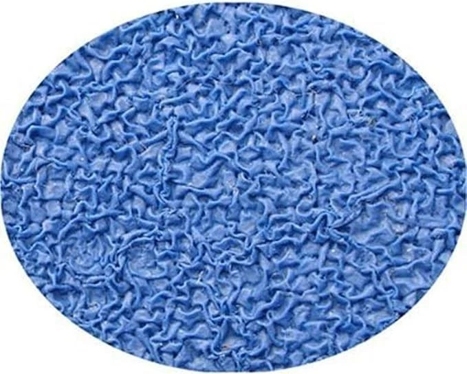 Guante de trabajo recubierto de látex de goma G&F para construcción, azul, patrón de arrugas, hombre Foto 4 de 4